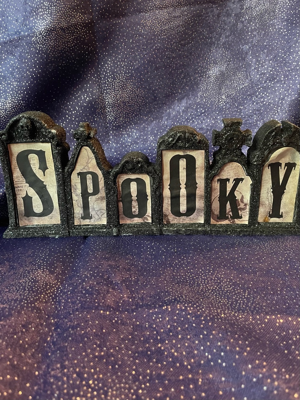 Spooky Black Halloween Wall Decor